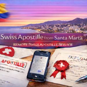 Swiss Apostille from Santa Marta