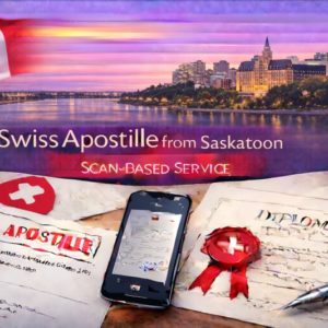 Swiss Apostille from Saskatoon