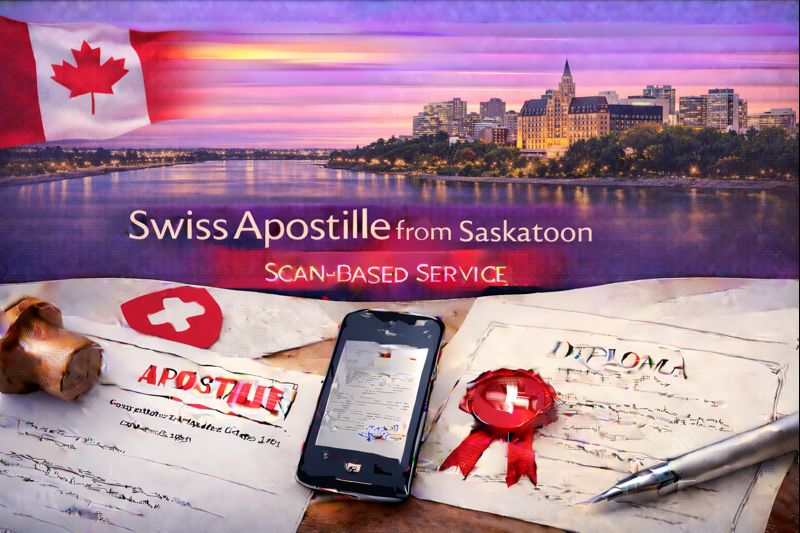 Swiss Apostille from Saskatoon