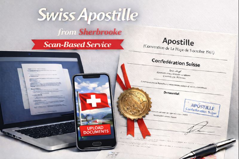Swiss Apostille from Sherbrooke