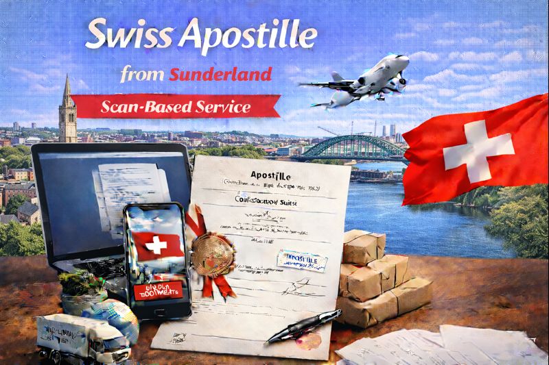Swiss Apostille from Sunderland