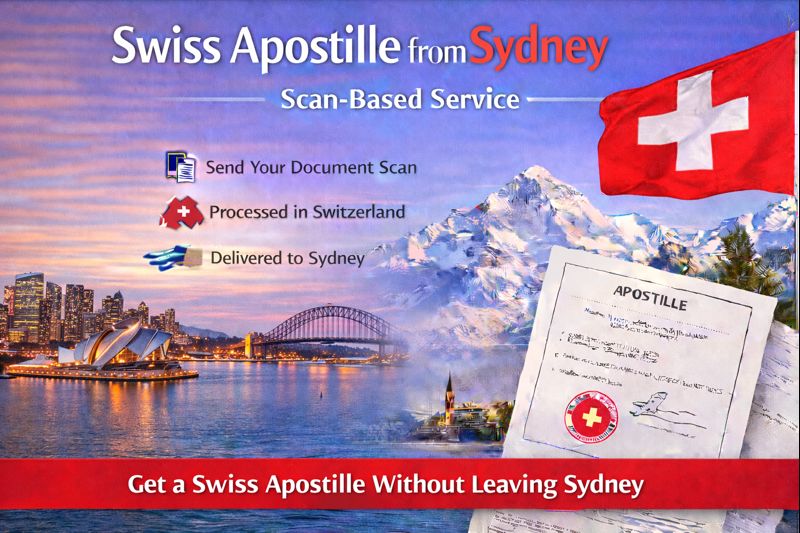 Swiss Apostille from Sydney