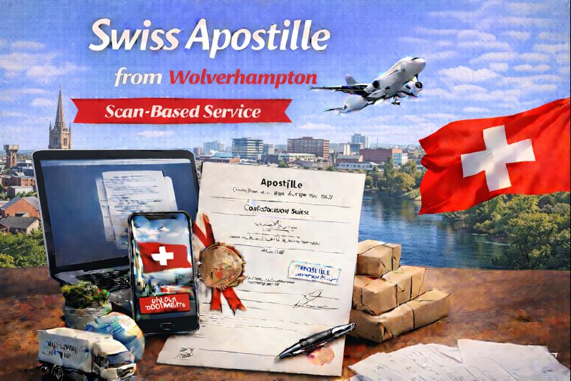 Swiss Apostille from Wolverhampton