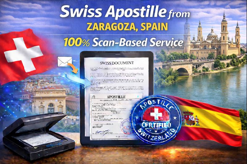 Swiss Apostille from Zaragoza