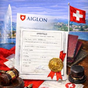 Apostille for Aiglon College documents