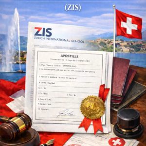 Apostille for Zurich International School ZIS documents