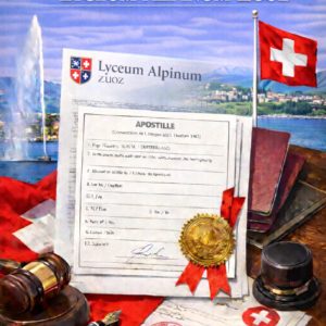 Apostille for Lyceum Alpinum Zuoz documents