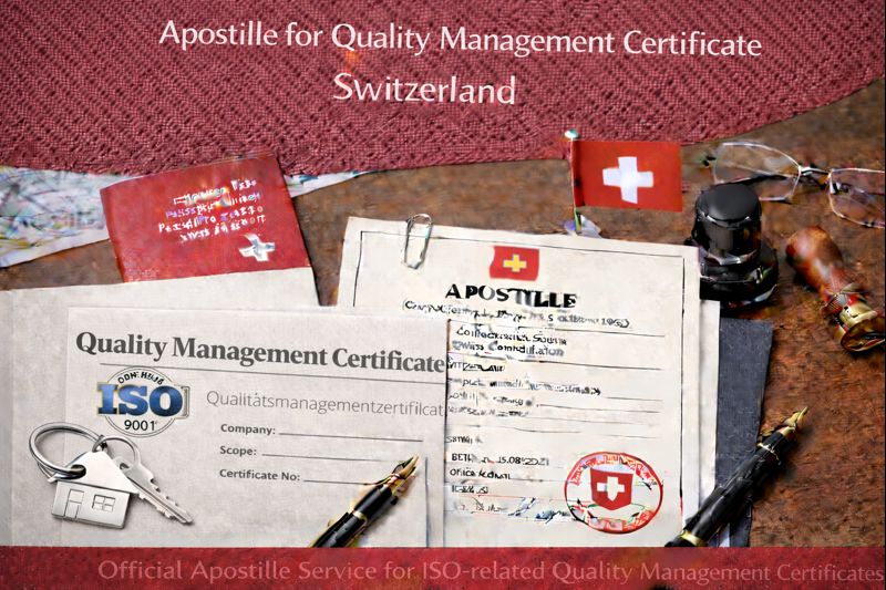 Apostille for Quality Management Certificate ISO Switzerland